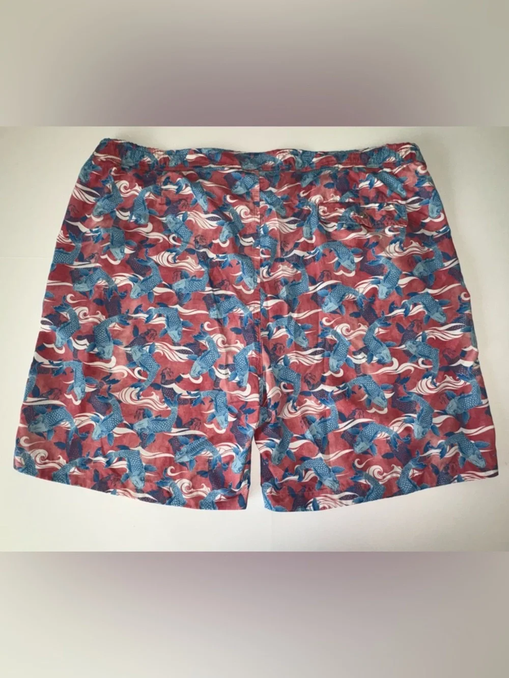 Bundle Peter Millar Swim Trunks XL Blue & Koi Print Shorts (2)